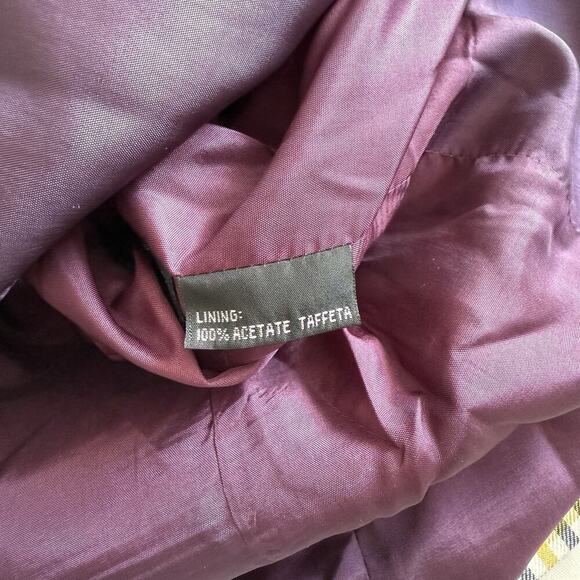 Clueless ASO Cher Alt Plaid Blazer Sz 4/S Light Academia Old Money Classic Prep - Picture 12 of 15